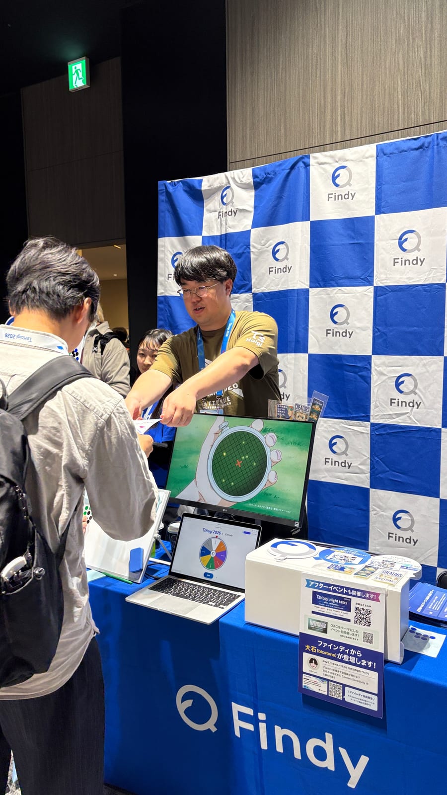 Findy ブースの様子