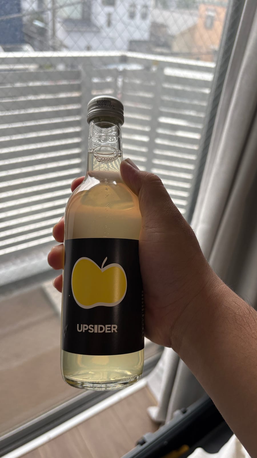 UPSIDER ブースでもらった apple サイダー